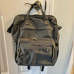 Grey backpack